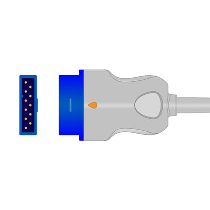 FOB 2006644-001 (GE/Marquette Compatible SpO2 Adapter Cable)