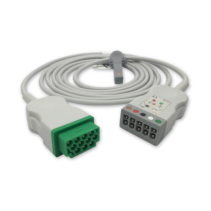 FOB 2017003-001 (GE/Marquette Compatible ECG Trunk Cable)