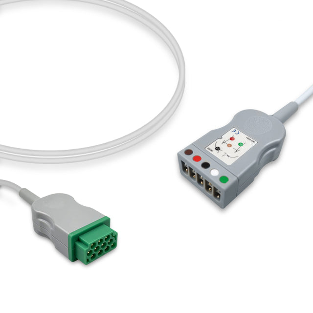 FOB 2017003-001 (GE/Marquette Compatible ECG Trunk Cable)