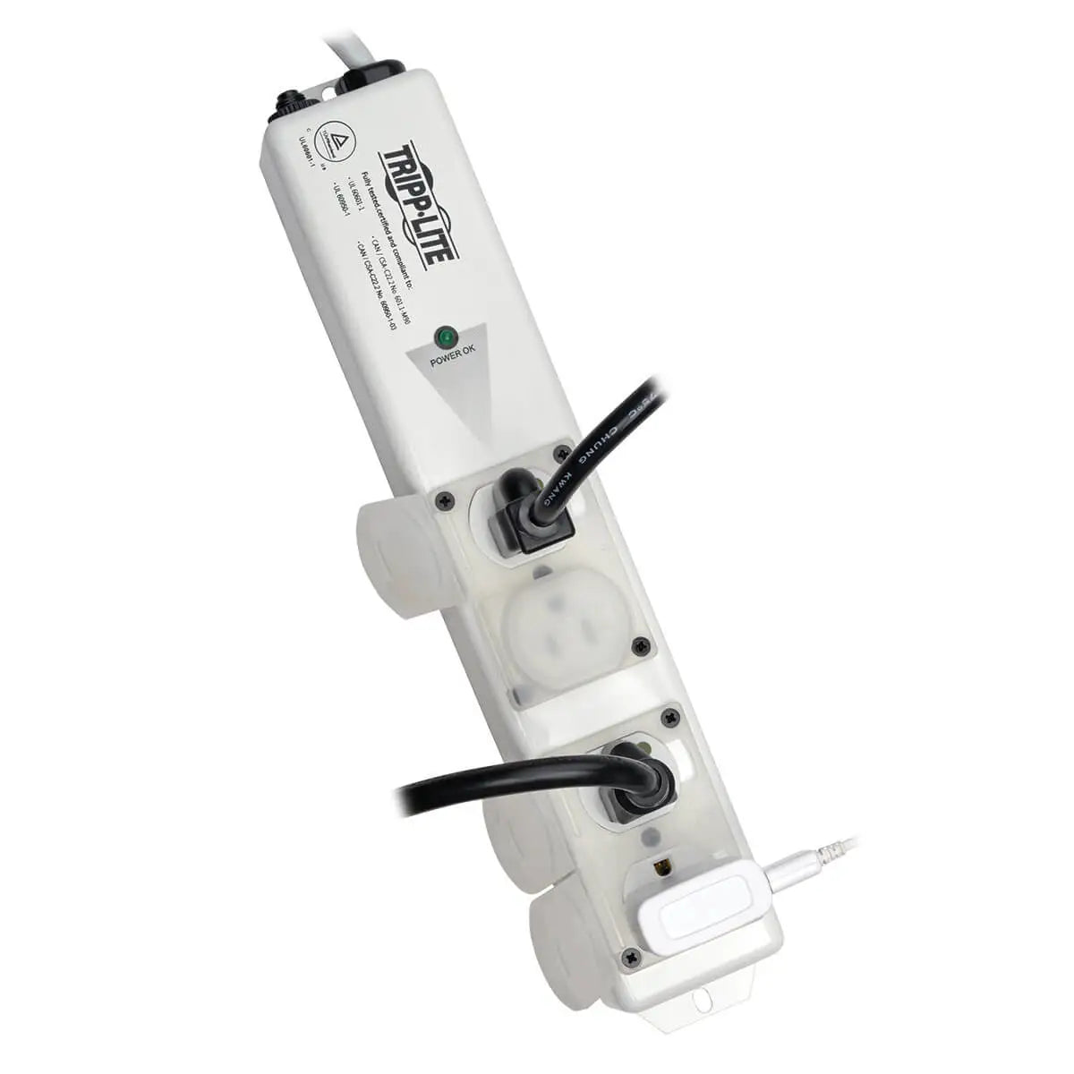 Hospital Grade, Power Strip, 4 Outlets, 15 ft. UL60601-1