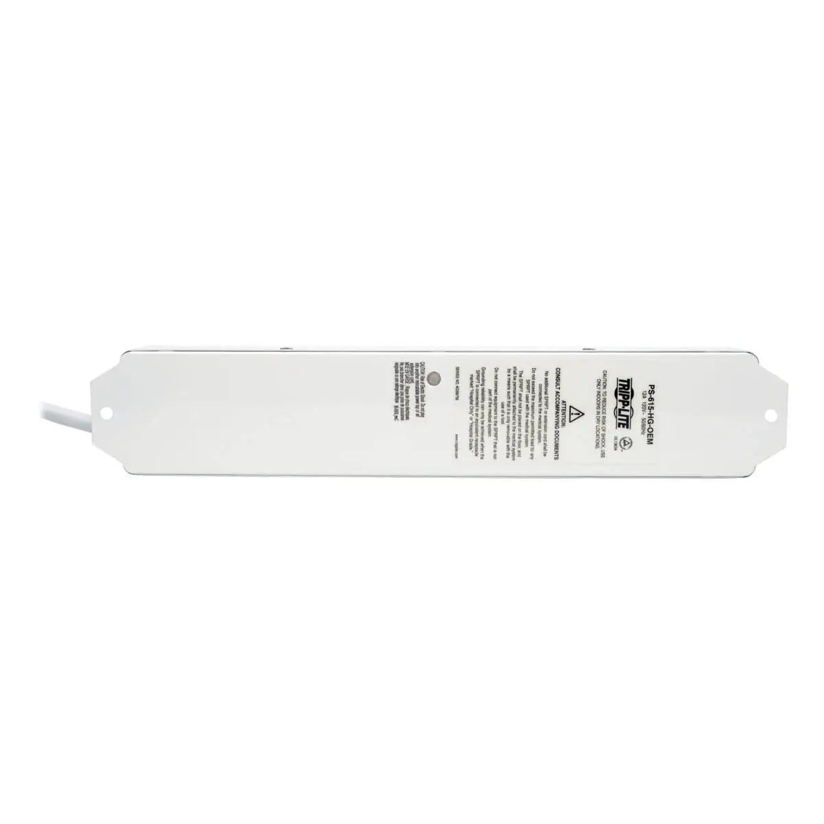 Hospital Grade, Power Strip,6 Outlets, 15 ft. UL 1363A