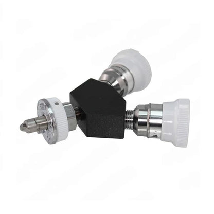 Ohmeda Y-Block, Male Quick-Connect x Female Coupler, Vacuum