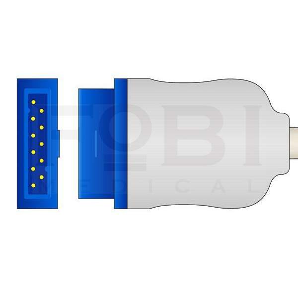 FOB 2021406-001 (GE/Marquette Compatible SpO2 Adapter Cable)