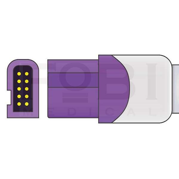 FOB 700-0792-00 (Spacelabs Compatible SpO2 Adapter Cable)