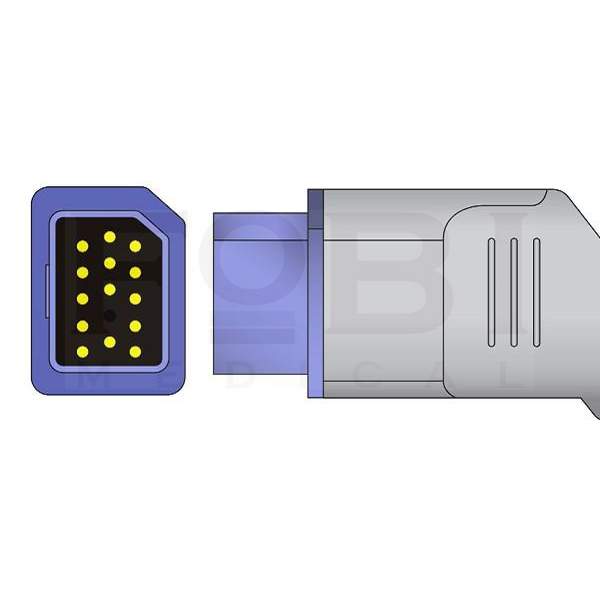 FOB JL-650P (Nihon Kohden Compatible SpO2 Adapter Cable)