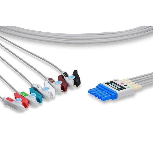 Philips Compatible, 5 Lead, ECG Leadwire, M1968A – FOBI Medical